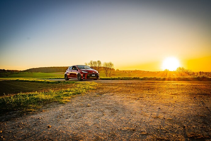 GR yaris red sunset apr25 (47)