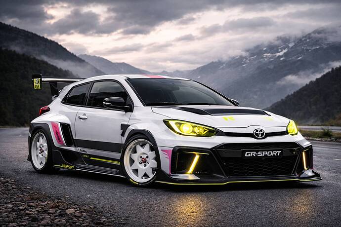 GR Yaris EV - Idee mit KI