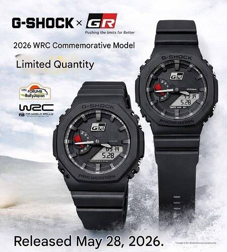 Casio-G-Shock-x-GR-Gazoo-Racing-GA-2100-watch-poster